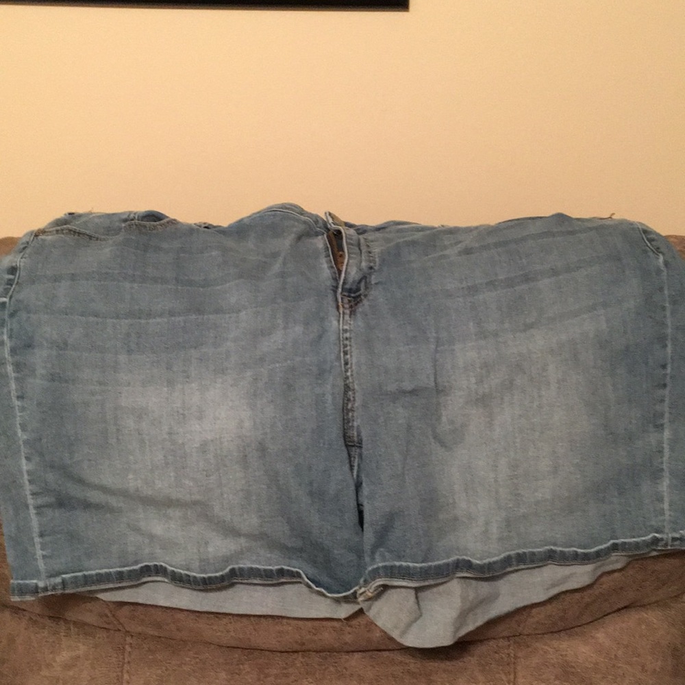 Plus Size Jean Shorts